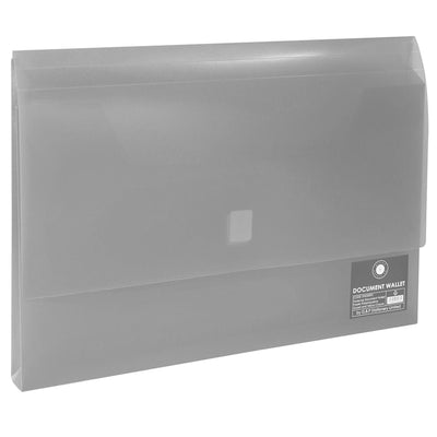Okin DW330CL OSC Document Wallet FC Velcro Closure Clear