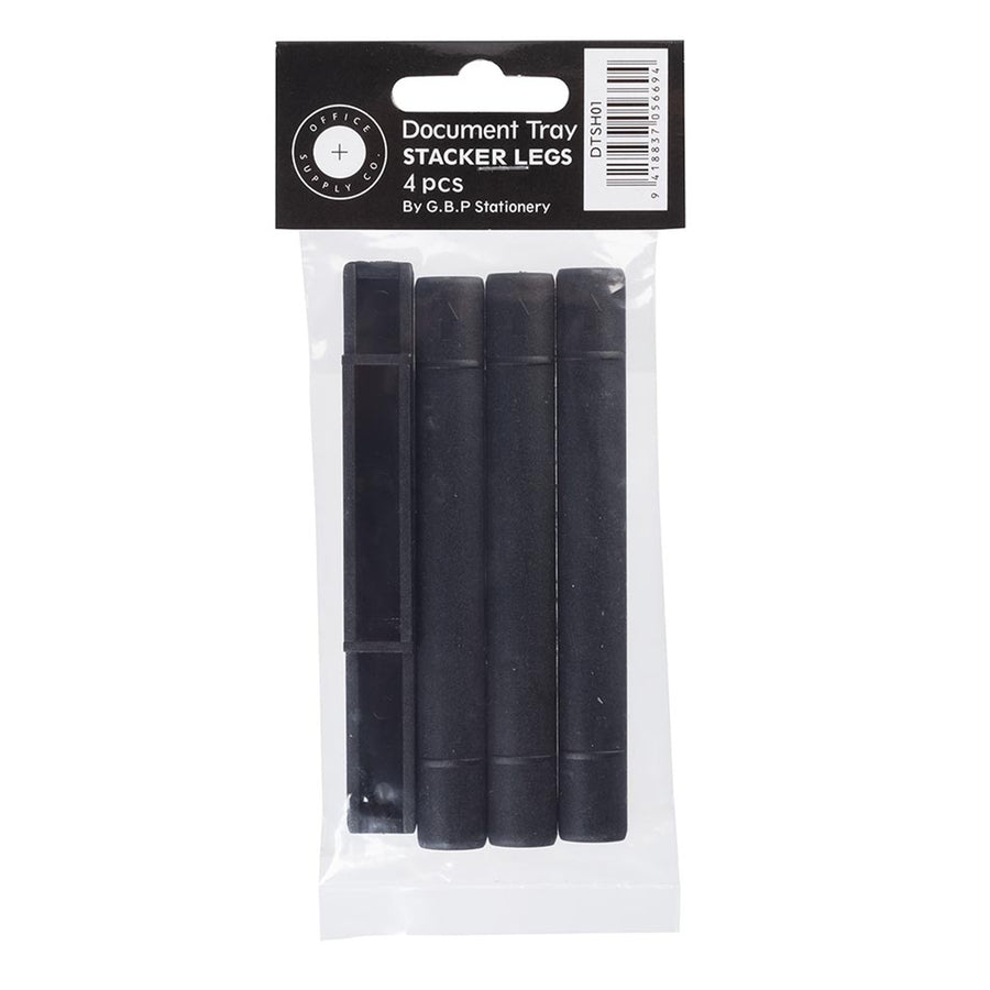 Okin DTSH01 Document Tray Stackers Plastic, Pack of 4