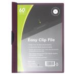 Okin RP60BR - OSC Clip Easy File A4 Burgundy 60 Sheet