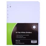 Okin TB57257 - OSC Dividers Cardboard 10 Tab White