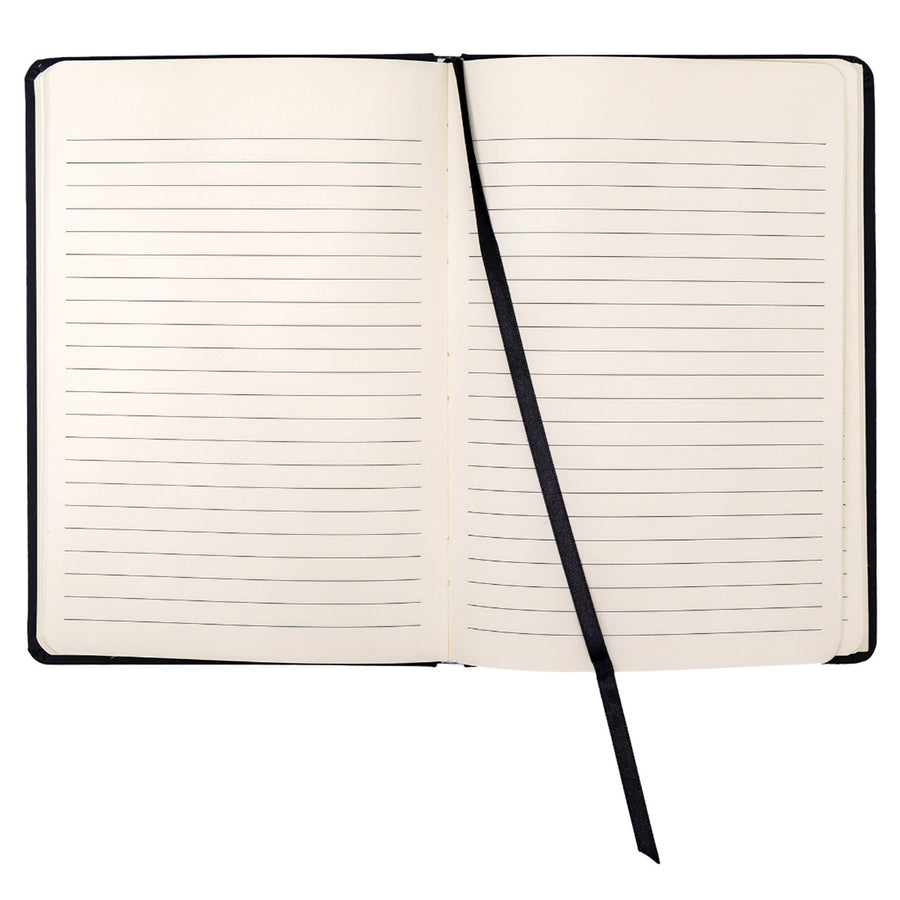 P6981SCN - Pukka Notizbuch mit Softcover, liniert, 144 x 210 mm, Schwarz