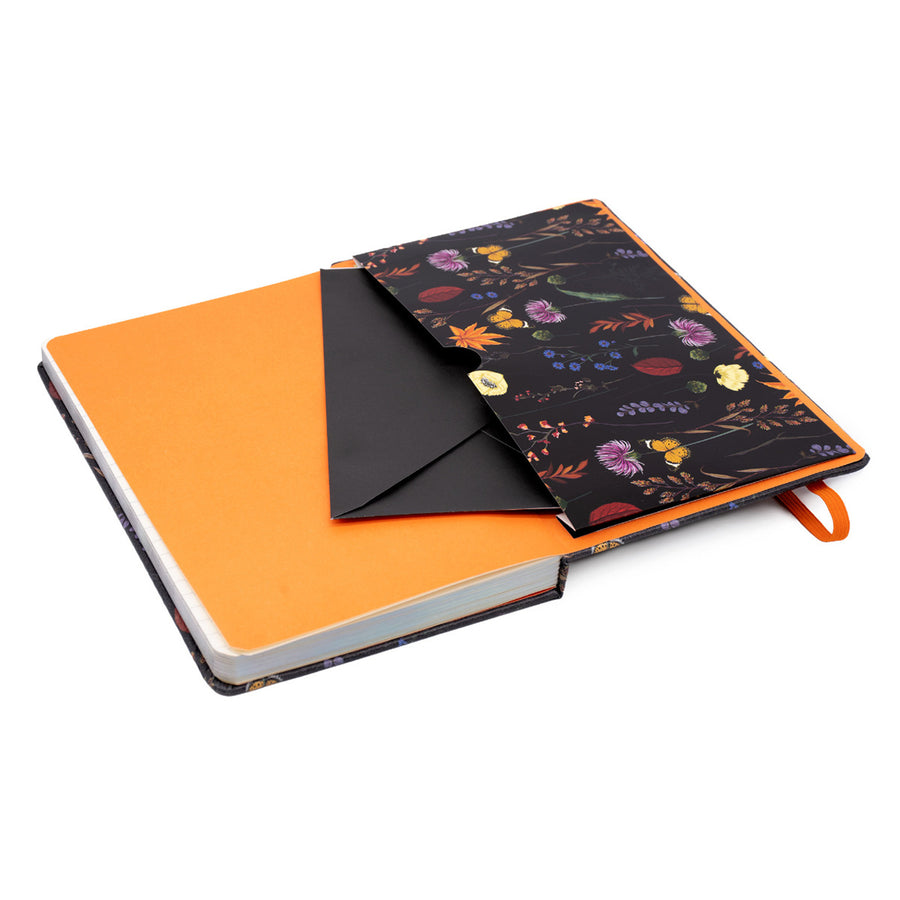 Pukka Bloom Softcover Notebook 13x21cm Black