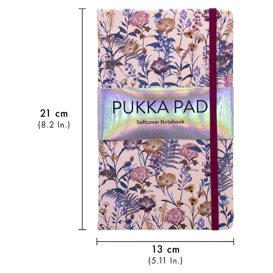 Pukka Bloom Softcover Notebook 13x21cm Cream