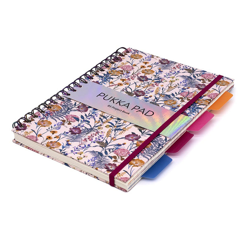 Pukka Bloom Hardcover Project Notebook B5 Cream