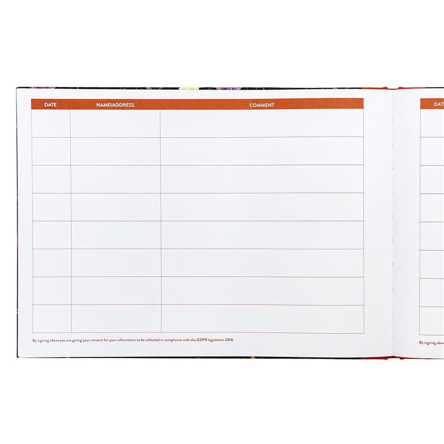 P9687BLM - Pukka Bloom Gästebuch Schwarz