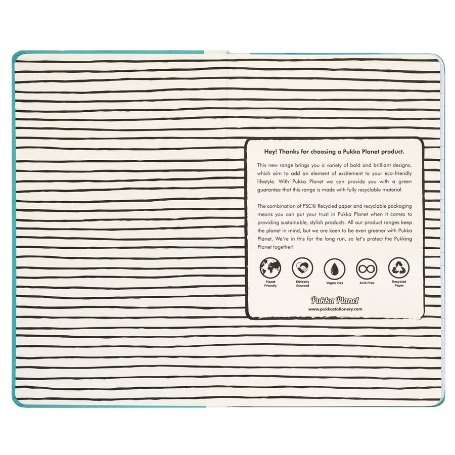 Pukka Planet Soft Cover Notebook 13x21cm There is no Planet B