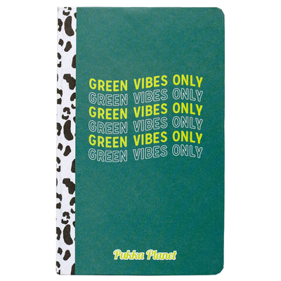 P9704SPP - Pukka Planet Notizbuch Softcover 13x21cm Green Vibes Only