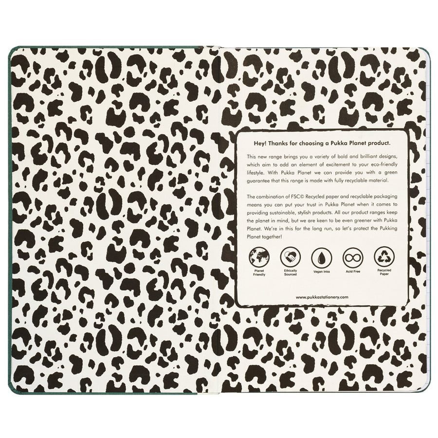 P9704SPP - Pukka Planet Soft Cover Notebook 13x21cm Green Vibes Only