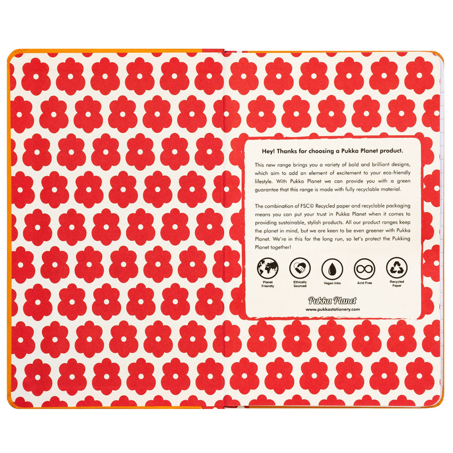 P9705SPP - Pukka Planet Soft Cover Notebook 13x21cm Plants over People