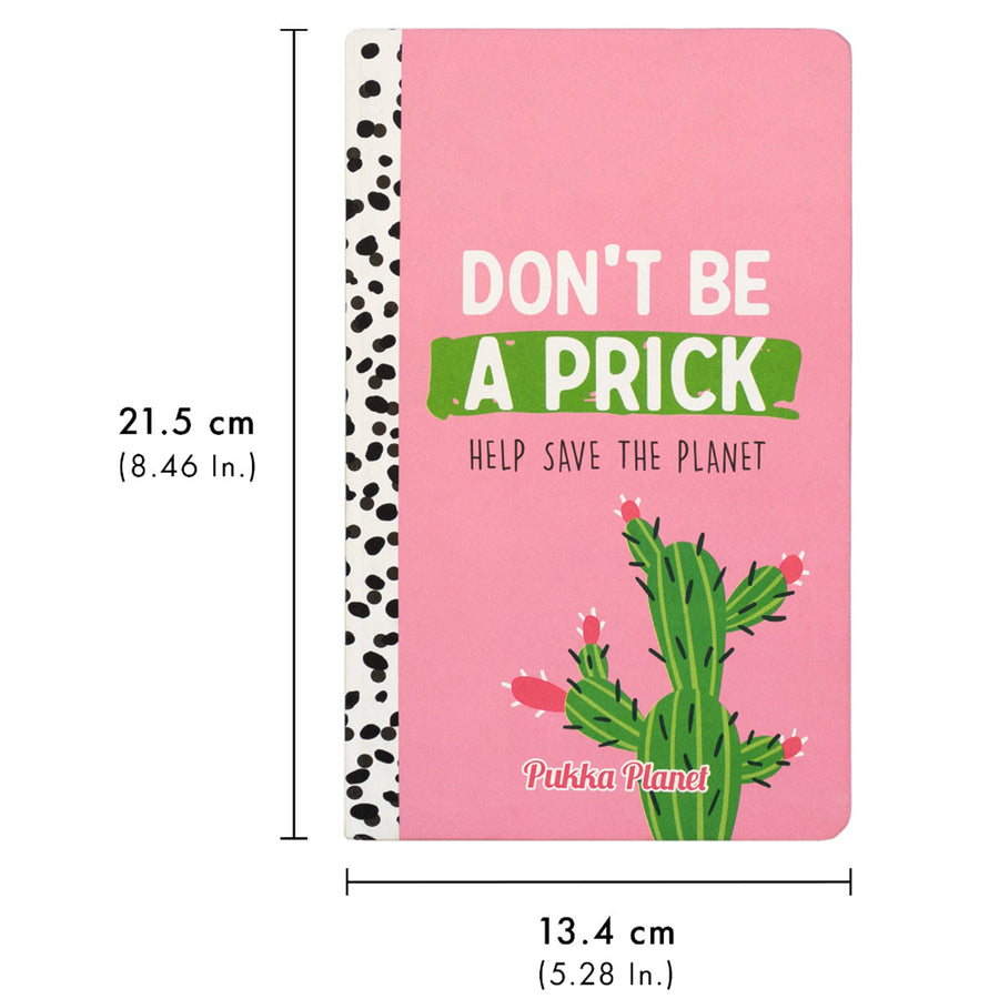 P9706SPP - Pukka Planet Soft Cover Notebook 13x21cm Don’t be a Prick