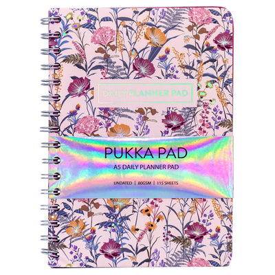 P9743BLM - Pukka Bloom Tagesplaner Notizblock A5 Creme