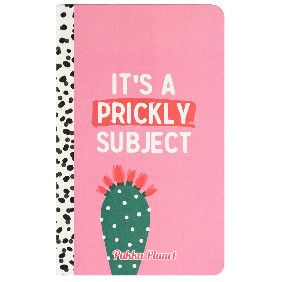 P9764SPP - Pukka Planet Soft Cover Notebook 13x21cm It's a Prickly Subject