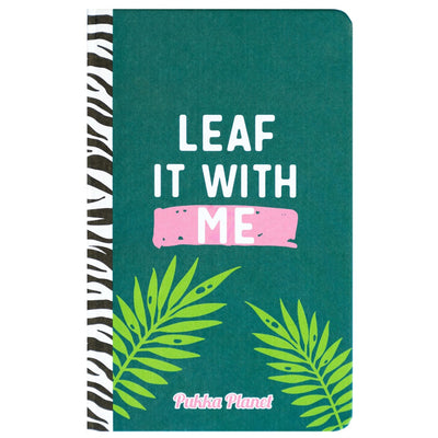 P9765SPP - Pukka Planet Notizbuch mit Softcover 13x21cm Leaf it with Me