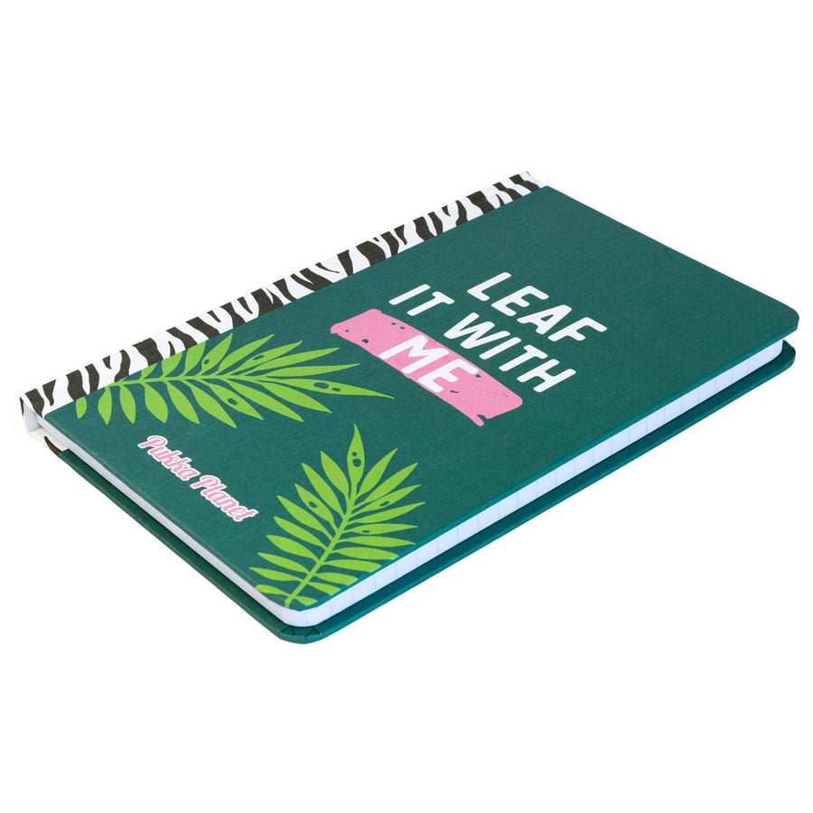 Pukka Planet Soft Cover Notebook 13x21cm Leaf it with Me