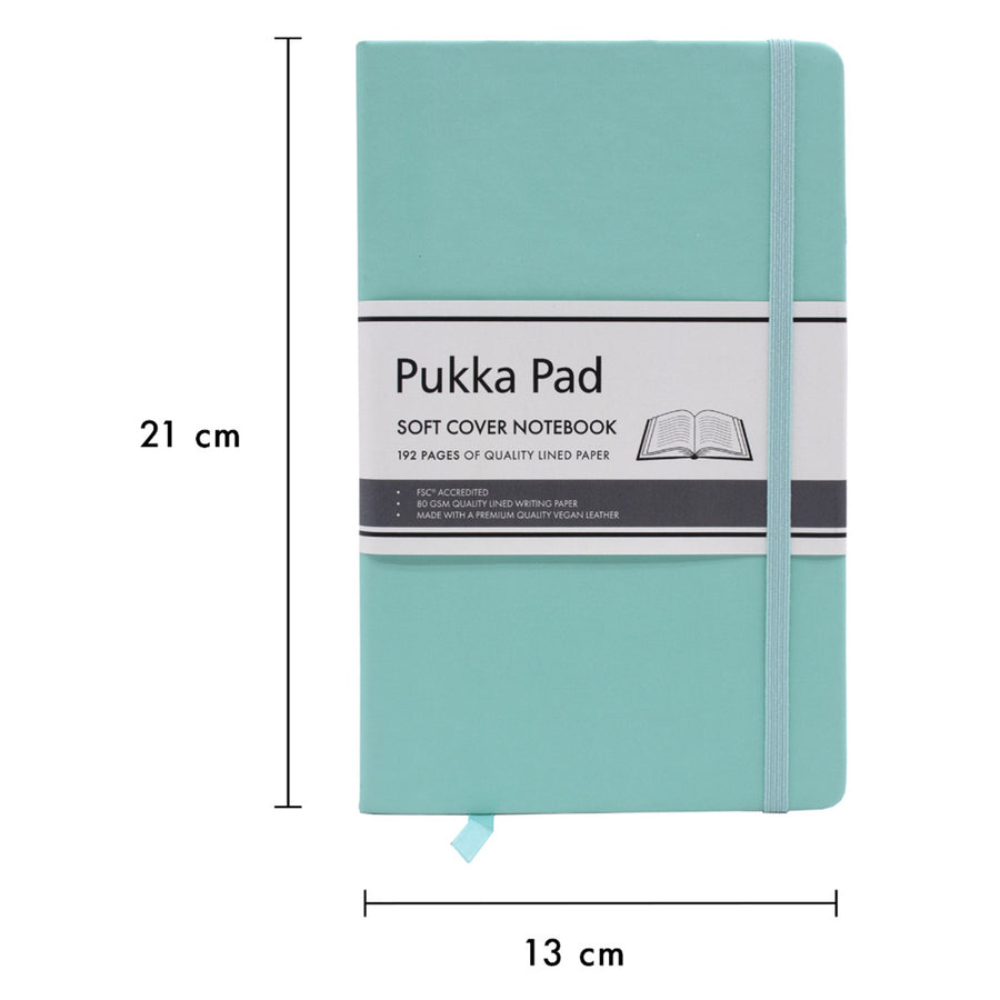 P7748SIG - Pukka Signature Soft Cover Notebook 13x21cm Lined Mint