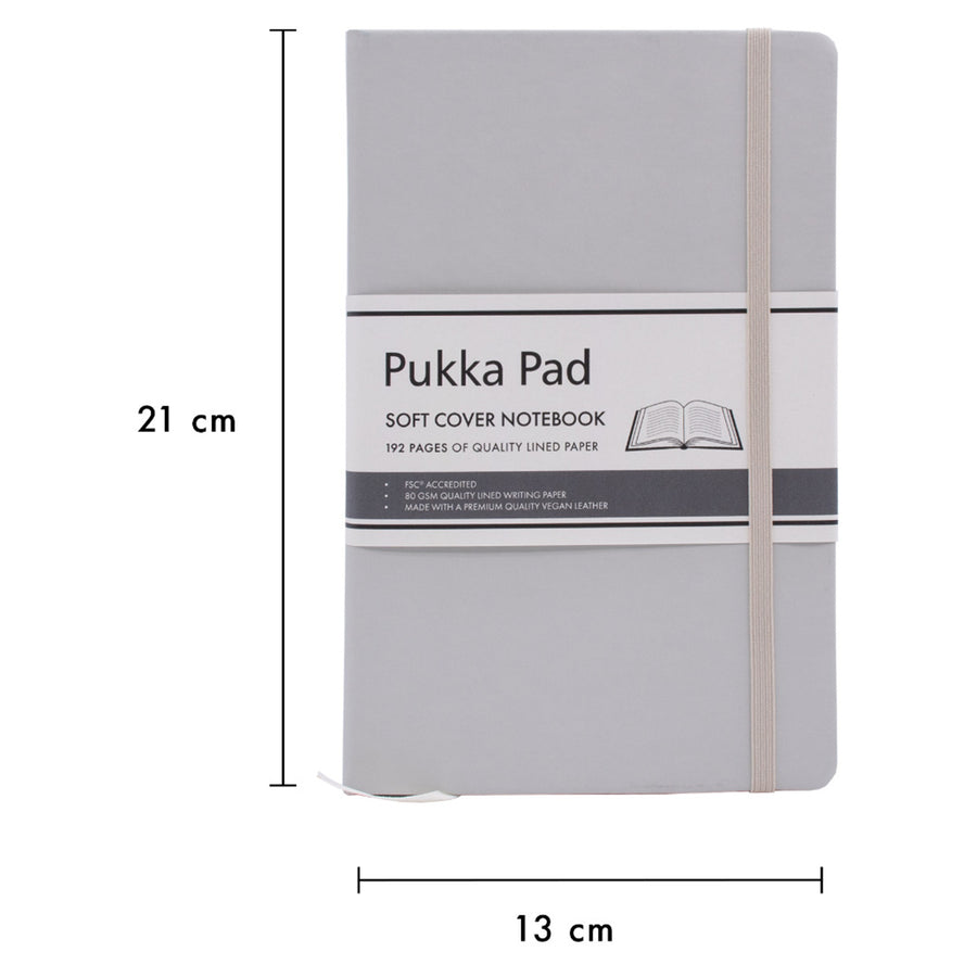 P7749SIG - Pukka Signature Soft Cover Notebook 13x21cm Lined Oatmeal