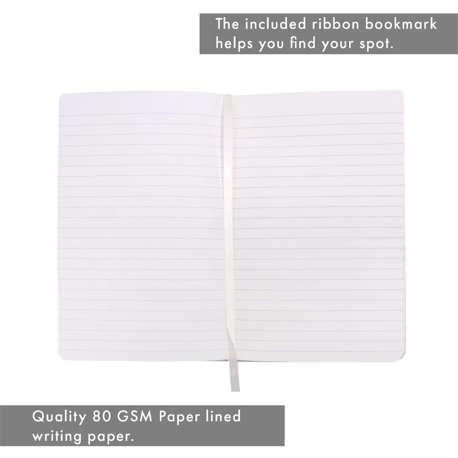 P7749SIG - Pukka Signature Soft Cover Notebook 13x21cm Lined Oatmeal