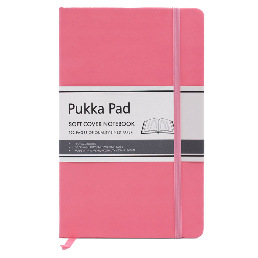 P7750SIG - Pukka Signature Soft Cover Notizbuch 13x21cm liniert Pink