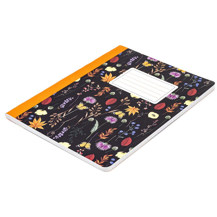 Pukka Bloom Composition Notebook Black