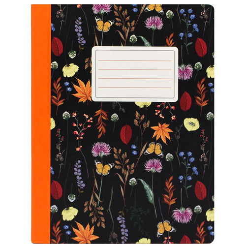 Pukka Bloom Composition Notebook Black