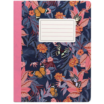 Pukka Bloom Composition Notebook Blue