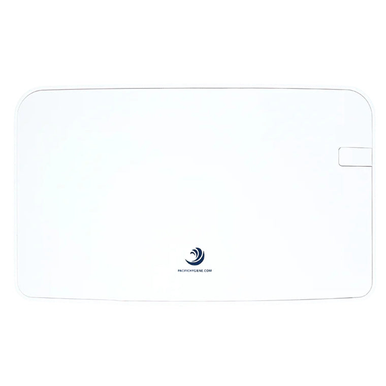 Pacific Quartz DQ38W - Doppel-Toilettenpapierrollenspender aus Quartz - Weiß