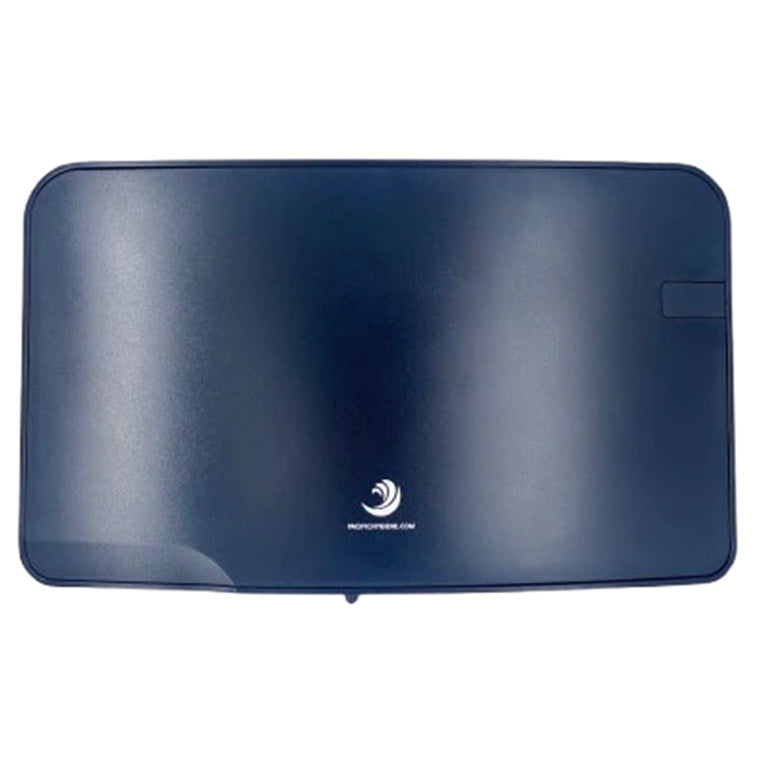 Pacific Quartz DQ38B - Doppelter Toilettenpapierhalter Quarz - Schwarz