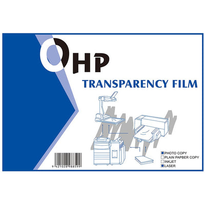 Okin OHPA4100 - OHP Film A4 100mic, Pack of 100