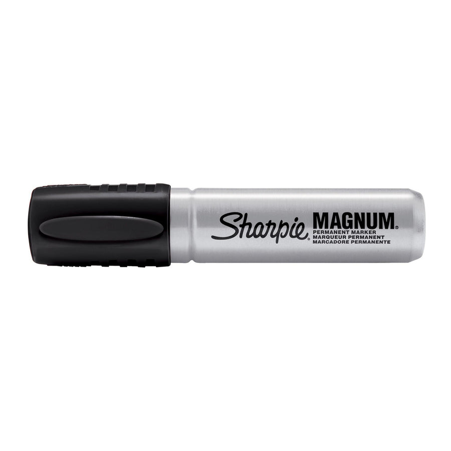 SHARPIE 44001A - 12-Pack Magnum Permanent Marker w/ Durable Chisel Tip. Extra-wide Chisel Tip. Bold