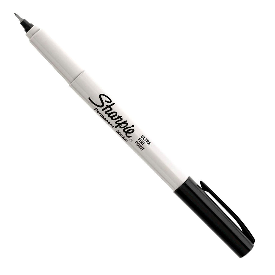 Sharpie 37001 Permanentmarker, extrafeine Spitze, Schwarz. Permanent auf den meisten Oberflächen. Schnell trocknende, licht- und wasserbeständige Tinte. Präzise, schmale Spitze für extreme Kontrolle. Ungiftig.