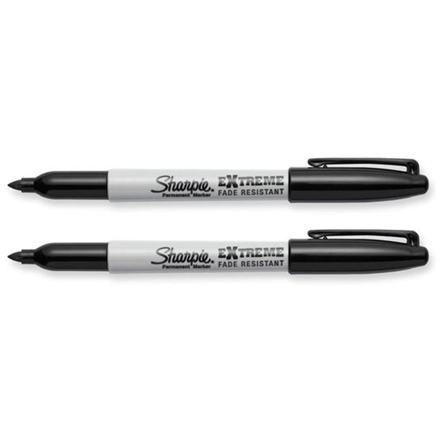 SHARPIE 1919845 - 2-Pack Extreme Permanent Marker w/ Fine Point Tip. Extreme Versatility