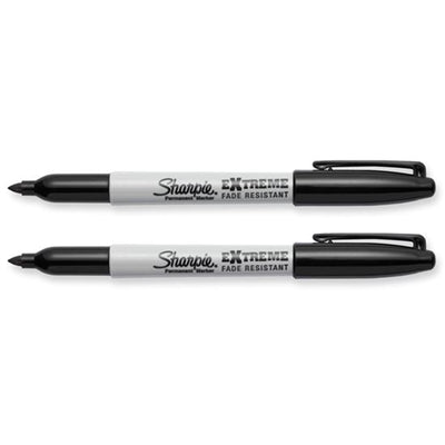 SHARPIE 1919845 - 2-Pack Extreme Permanent Marker w/ Fine Point Tip. Extreme Versatility