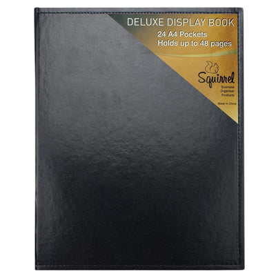 Okin 1870 - Squirrel Deluxe Display Book A4 Leatherette 24 Pocket