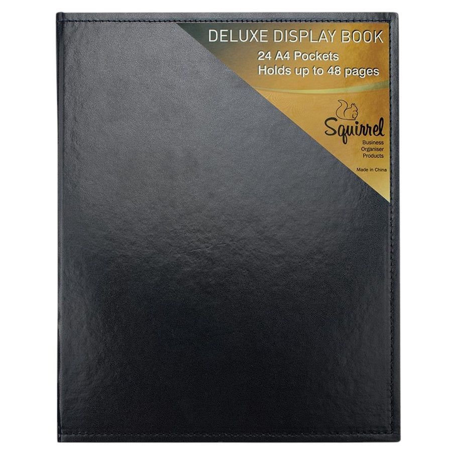 Okin 1870 - Squirrel Deluxe Display Book A4 Leatherette 24 Pocket