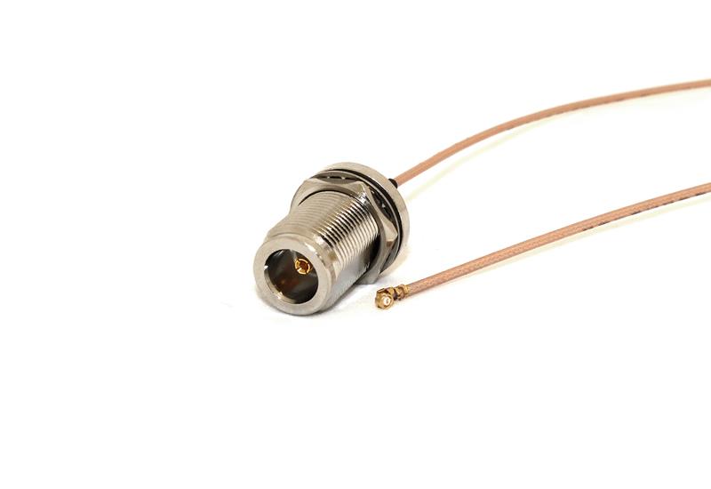 Go Wireless NZ P-26 - N-Type Female Bulkhead to U.FL 30cm 50 Ohm Coax Pigtail