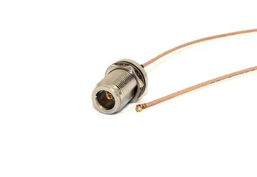 Go Wireless NZ P-26 - N-Type Female Bulkhead to U.FL 30cm 50 Ohm Coax Pigtail