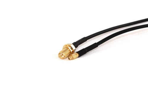 P-44 - RP-SMA Female Bulkhead to MMCX Male Straight 20cm 50 Ohm Coax Pigtail
