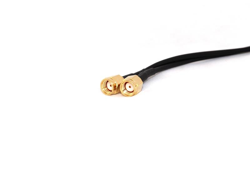 Go Wireless NZ P-55 - RP-SMA Male to RP-SMA Male 150mm 50 Ohm Coax Pigtail