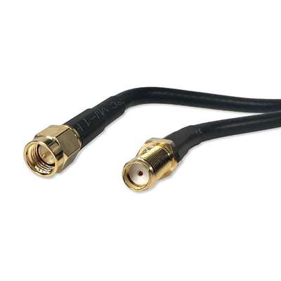 Go Wireless NZ SMA-Male to SMA-Female Bulkhead 200cm LLC200 50 Ohm Coax Cable