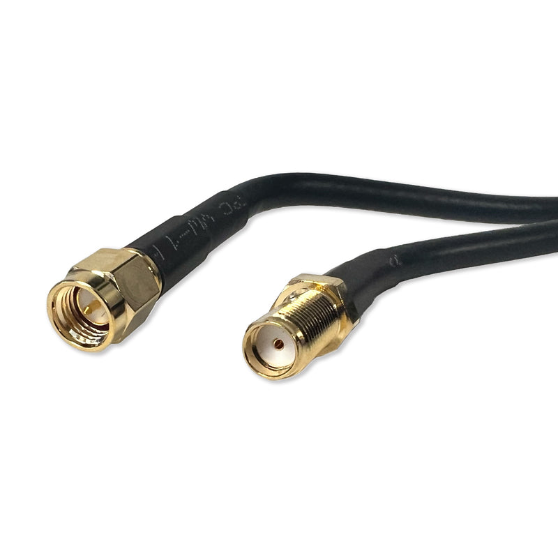 Go Wireless NZ P-81 - SMA-Male to SMA-Female Bulkhead 200cm LLC200 50 Ohm Coax Cable