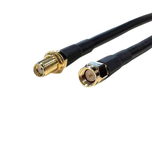 Go Wireless NZ P-83 - SMA Male to SMA Female Bulkhead 10 Metre LLC240 Coax Pigtail