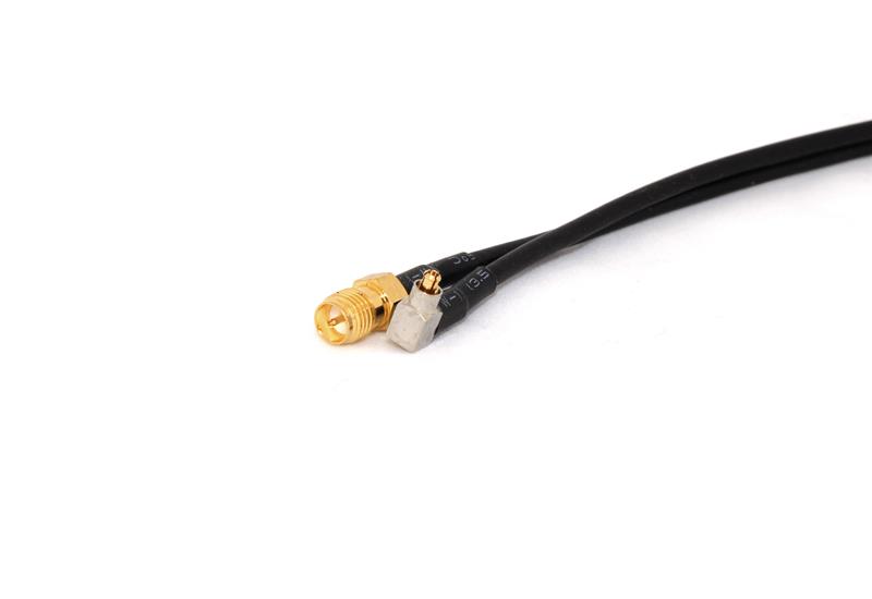 P-9 - RP-SMA Female to MC Card Right Angle 50 Ohm Coax Pigtail