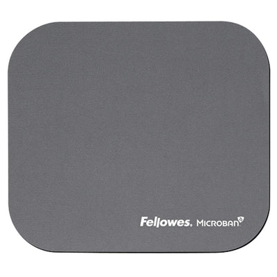 Fellowes 5934001 Mouse Pad with Microban Product Protection - Silver