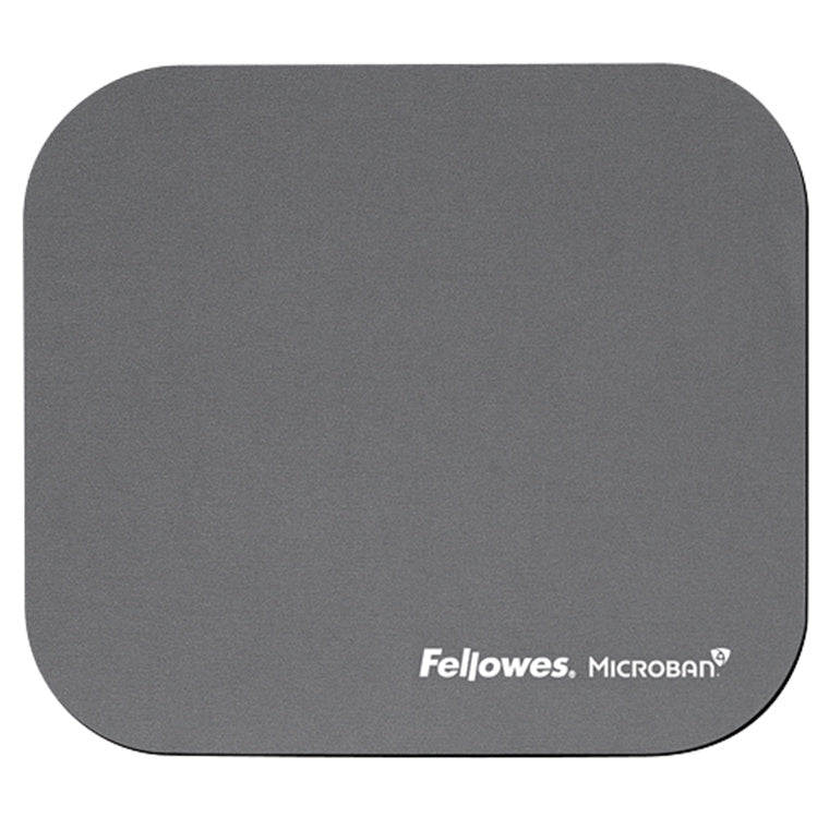 Fellowes 5934001 Mouse Pad with Microban Product Protection - Silver
