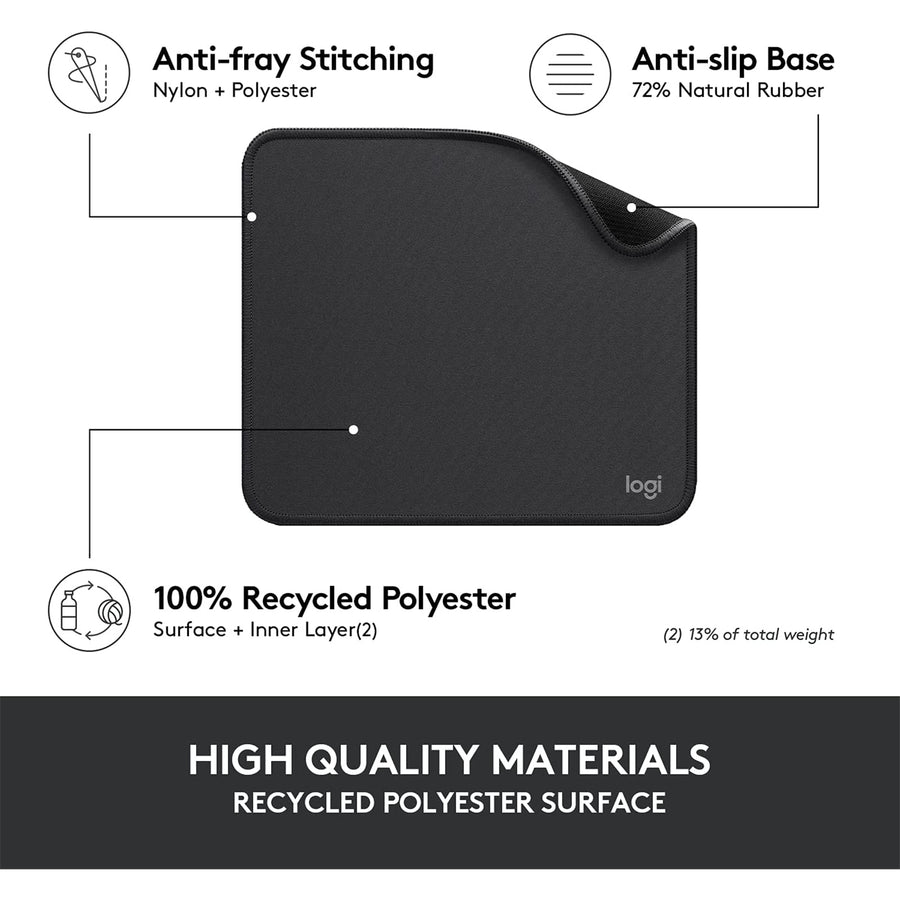 Logitech Studio Series Mouse Pad - Graphite