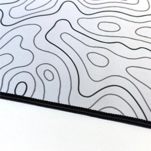 Playmax Topography X2   Gaming Mouse Pad - White