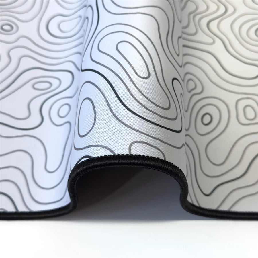 Playmax Topography X2 Mauspad – Weiß
