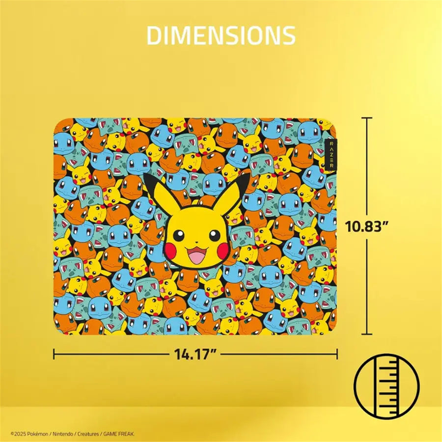 Razer  Gigantus v2  Soft Gaming Mouse Pad - Pokemon Kanto Starters Edition - Medium