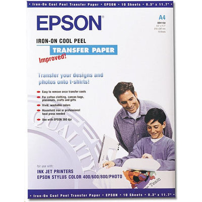 Epson C13S041154 Iron-On Transfer Paper - A4 - 10 Sheet