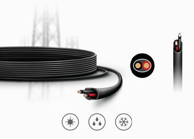 PC-12 - Ubiquiti Power Cable 12 AWG Outdoor DC Power Cable Drum